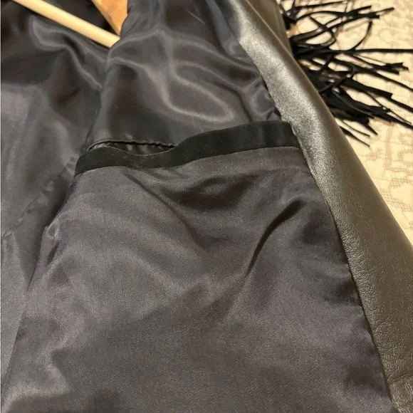 Men’s Black Pigskin Suit Coat